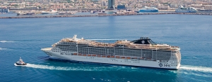 Mediterranean from Civitavecchia