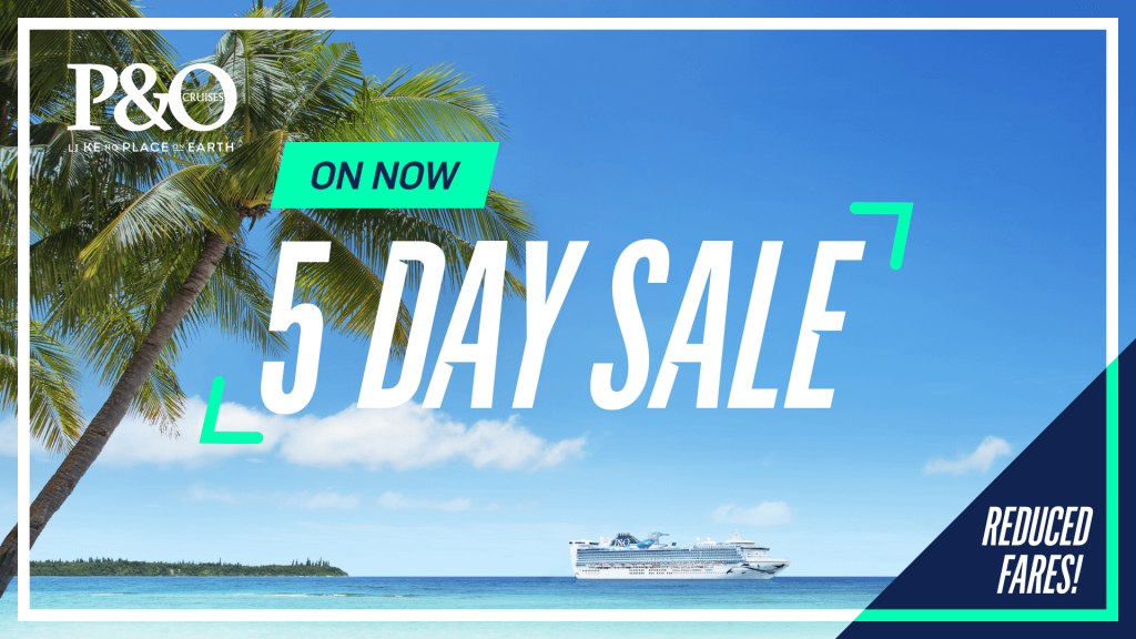 p&o cruise 5 day sale